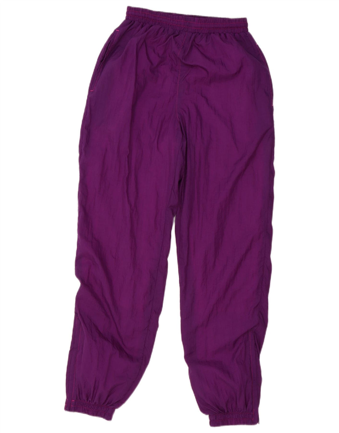 Vintage Womens Full Tracksuit UK 12 Medium Purple Colourblock Polyamide