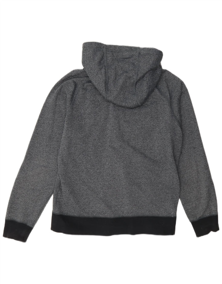 Nike Mens Zip Hoodie Sweater Medium Navy Blue Flecked Cotton