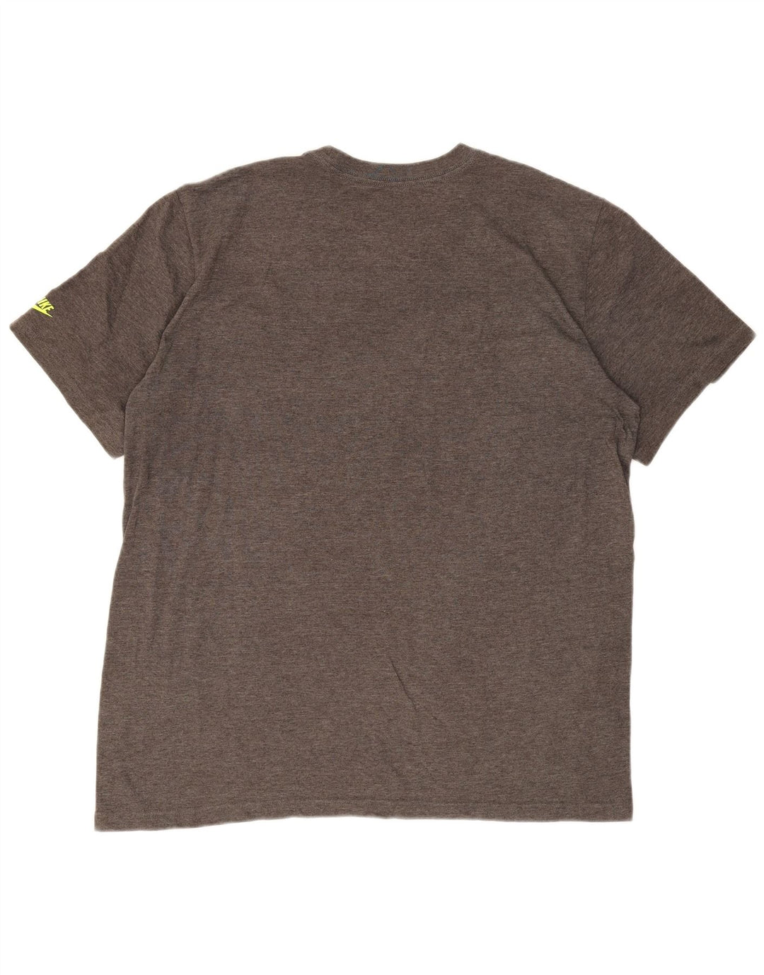 NIKE Mens Regular Fit Graphic T-Shirt Top 2XL Grey Cotton