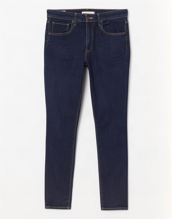 Женские джинсы скинни Levi's 721 с высокой посадкой W30 L28 Темно-синие из лиоцелла