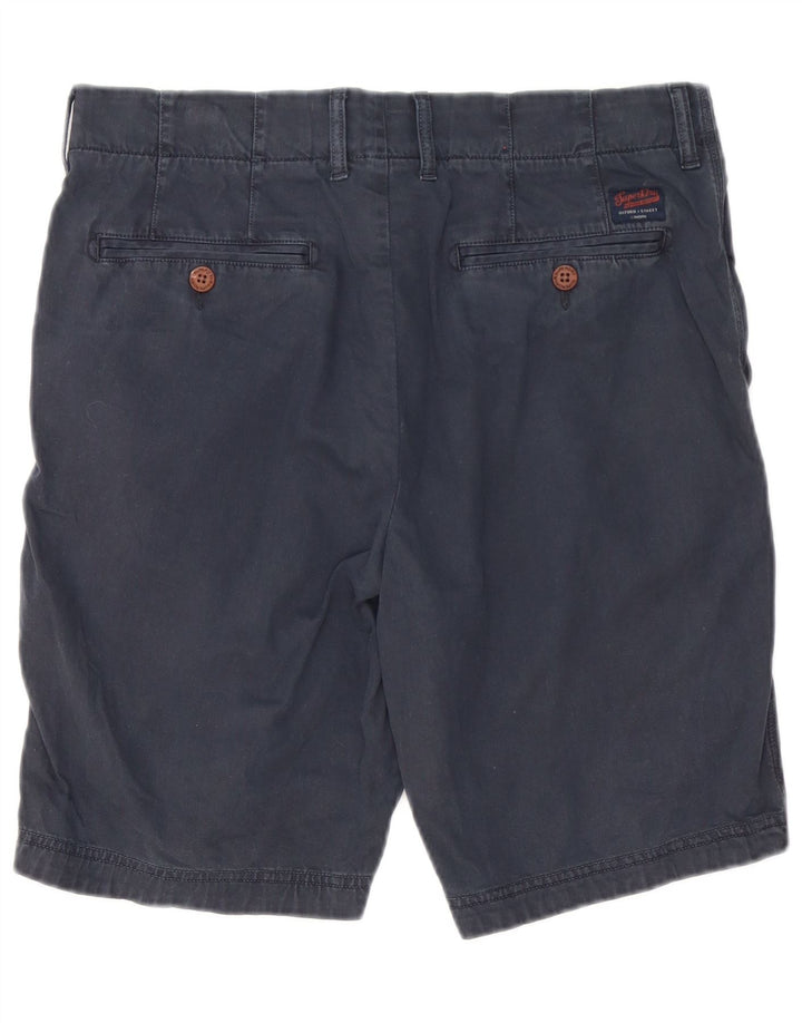 Superdry Chino-shorts til mænd W32 Medium marineblå bomuld