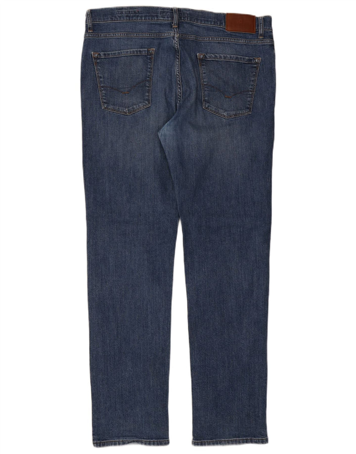 Casucci Mens Straight Jeans W40 L32 Blue Cotton