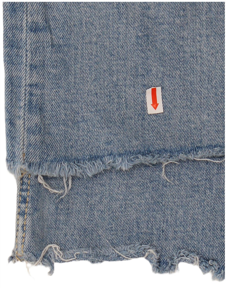 Blugi ZARA dama Bootcut EU 38 Mici W28 L25 Albastru
