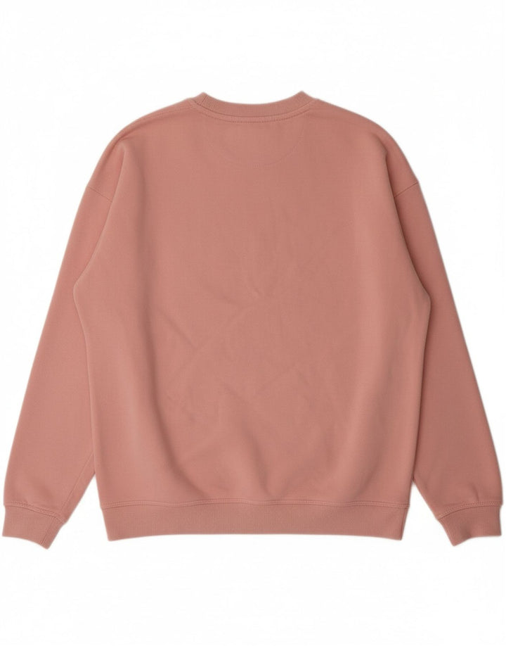 JACK WILLS Womens Oversized Graphic Sweatshirt Jumper UK 8 Small Pink