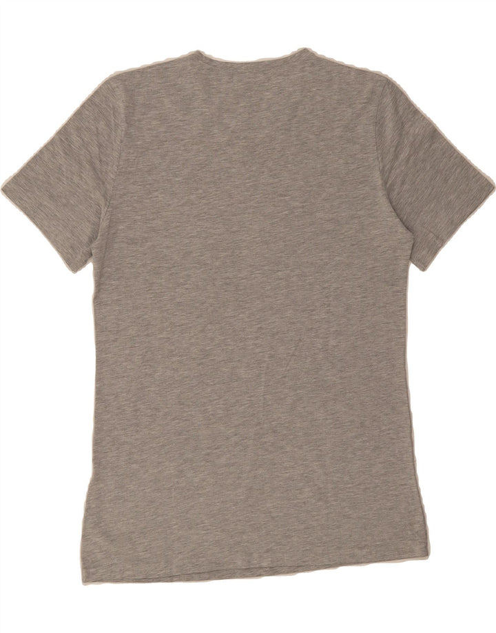 FILA Womens T-Shirt Top UK 14 Large Grey Flecked Vintage Fila and Second-Hand Fila from Messina Hembry 