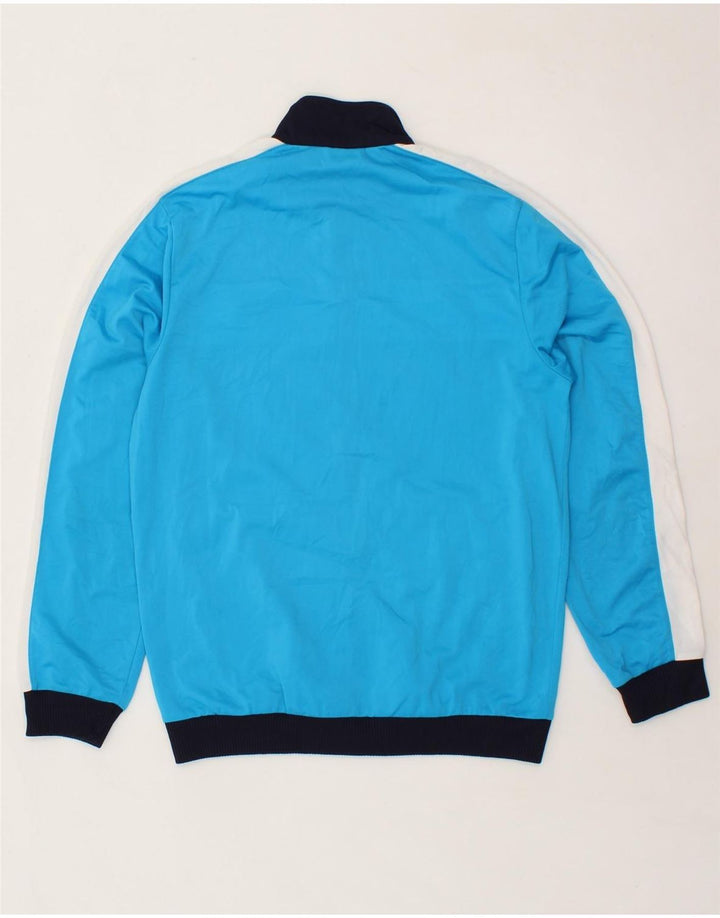 PUMA Boys Tracksuit Top Jacket 13-14 Years XL  Blue Colourblock Vintage Puma and Second-Hand Puma from Messina Hembry 