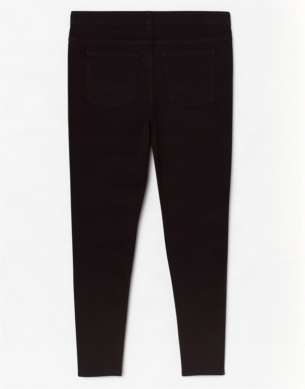 Jeans Jeggings a vita alta da donna Marks & Spencer UK 18 XL W36 L26 Nero