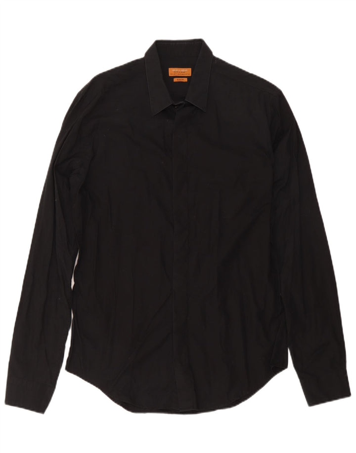 Zara Herre Slim Fit skjorte Medium Sort
