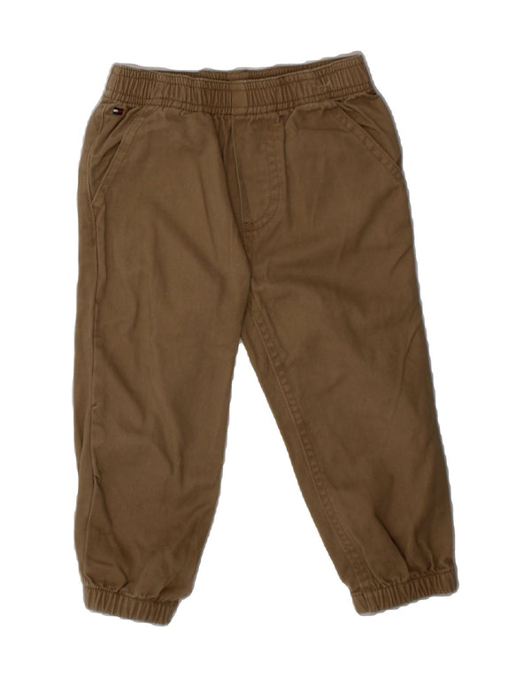 TOMMY HILFIGER Baby Boys Joggers Chino Trousers 18-24 Months W18 L13 Beige