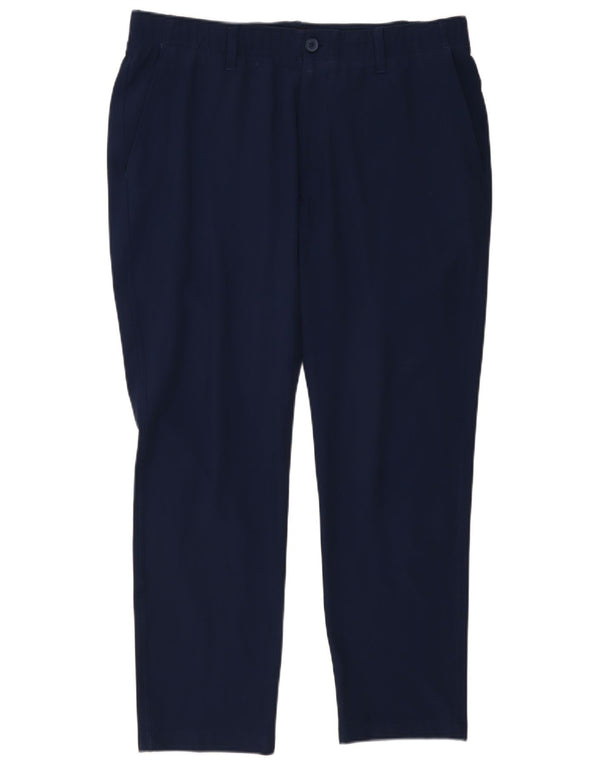 Pantaloni chino affusolati da uomo Under Armour W38 L30 Blu Navy