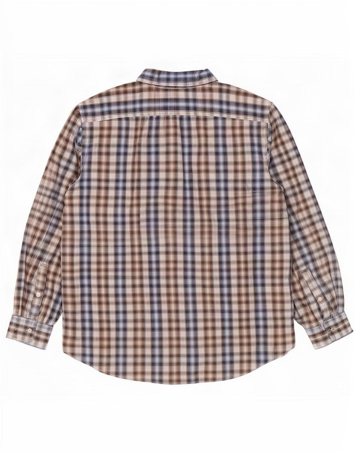 Michael Kors Mens Tailored Fit Shirt 2XL Multicoloured Check Cotton