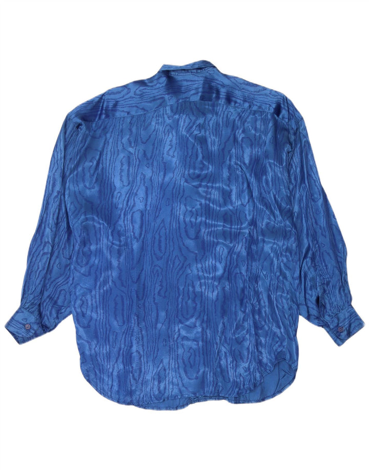 Camicetta da donna con motivo astratto Benetton IT 42 Blu medio