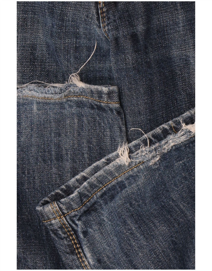 REPLAY Mens Straight Jeans W36 L34 Blue Cotton