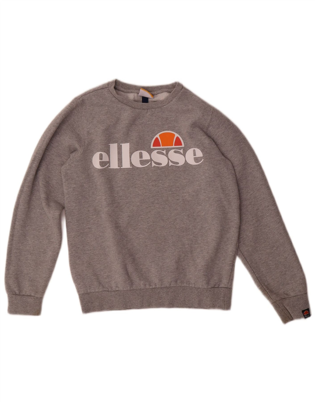 Ellesse Boys Graphic Sweatshirt Jumper 12-13 Years Grey Cotton