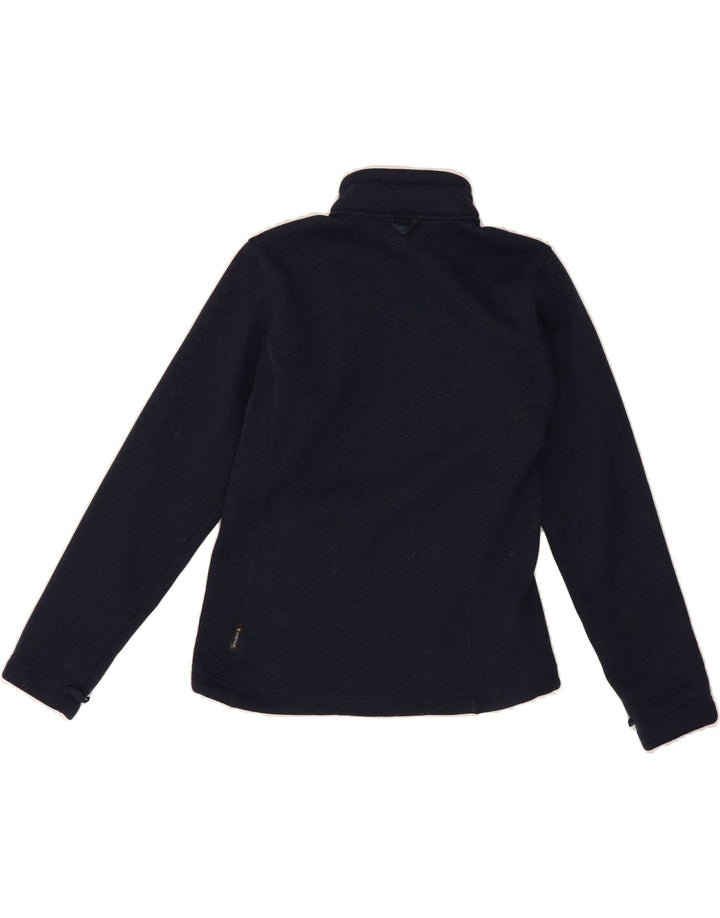 JACK WOLFSKIN Womens Tracksuit Top Jacket UK 8/10 Small Navy Blue Vintage Jack Wolfskin and Second-Hand Jack Wolfskin from Messina Hembry 