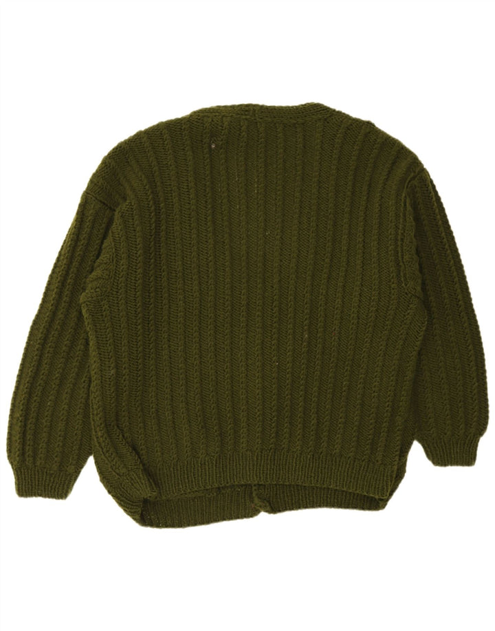 Vintage Herren Cardigan Pullover XL Khaki