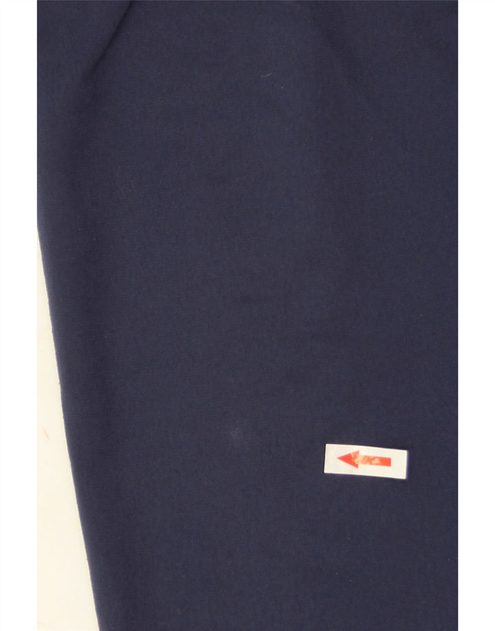 Pantaloni della tuta da bambino Asics 9-10 anni in poliestere blu navy