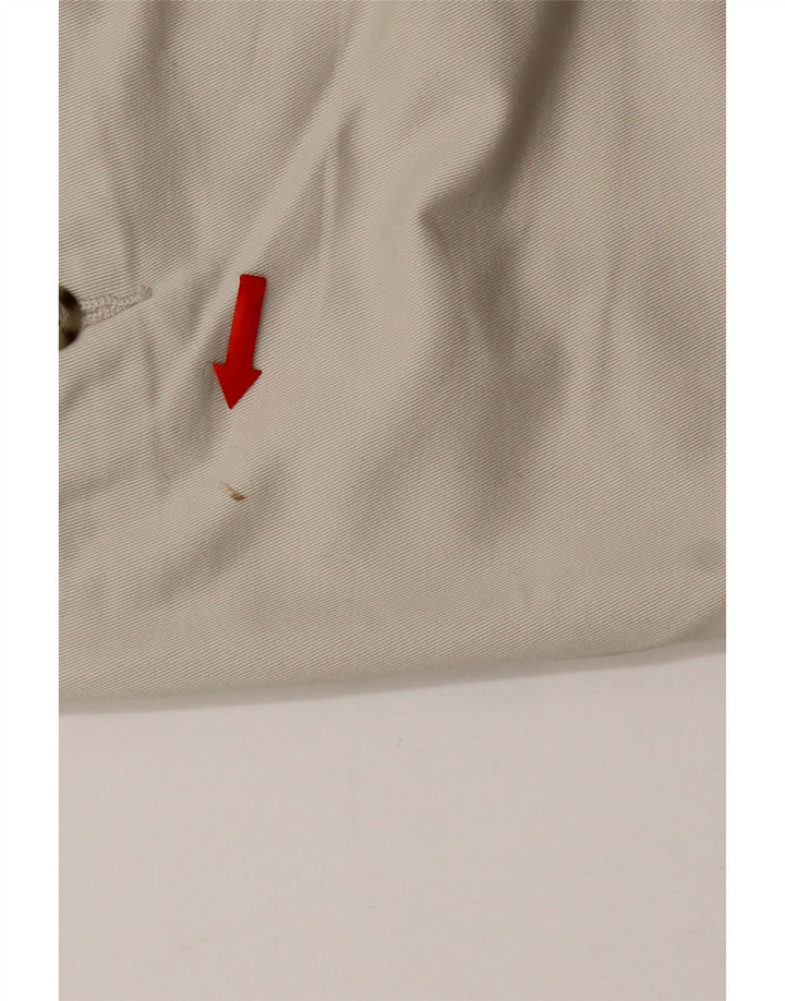 Dockers Mens Pegged Chino Shorts  W42 2XL Grey Cotton