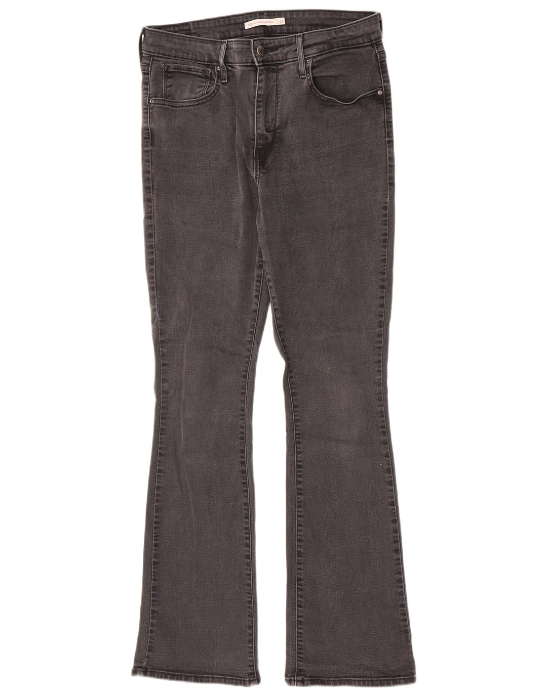 Levi's Womens 725 High Rise Bootcut Jeans W32 L32 Grå Bomuld