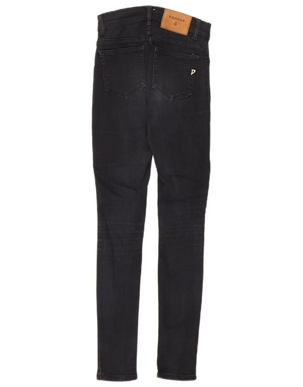 Dondup Womens Skinny Jeans W25 L27 Grey Cotton