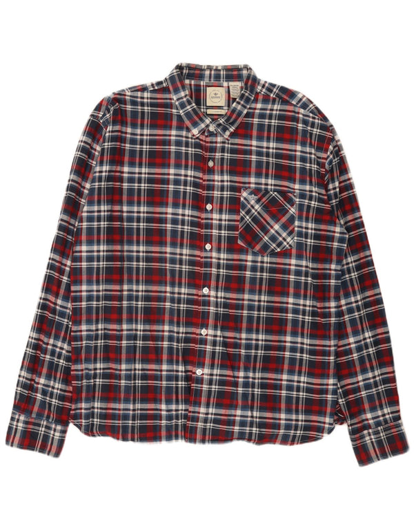 Męska koszula flanelowa Dockers o standardowym kroju XL, wielokolorowa, bawełniana w kratę