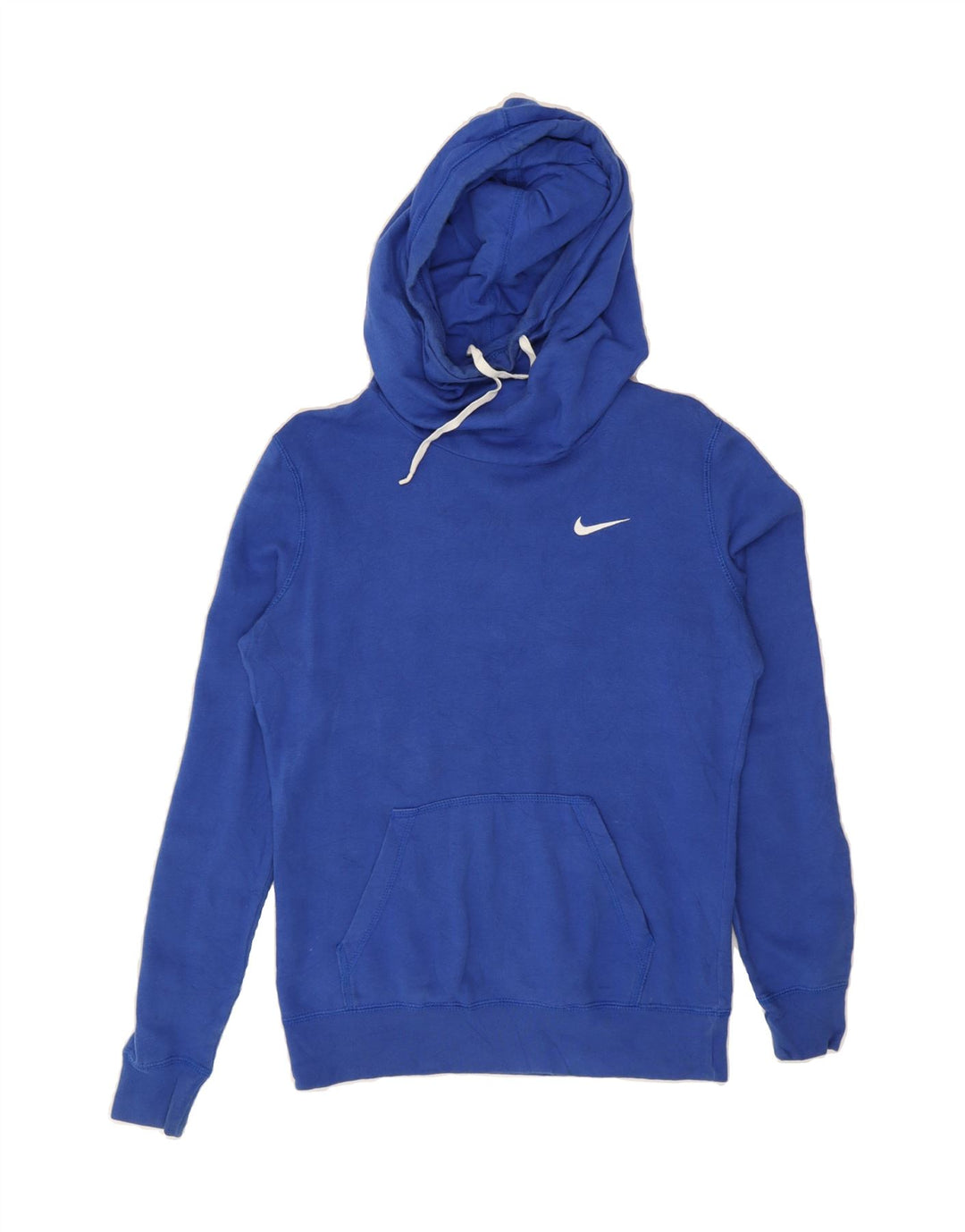 NIKE Mens Hoodie Jumper Small Blue Cotton Vintage Nike and Second-Hand Nike from Messina Hembry 