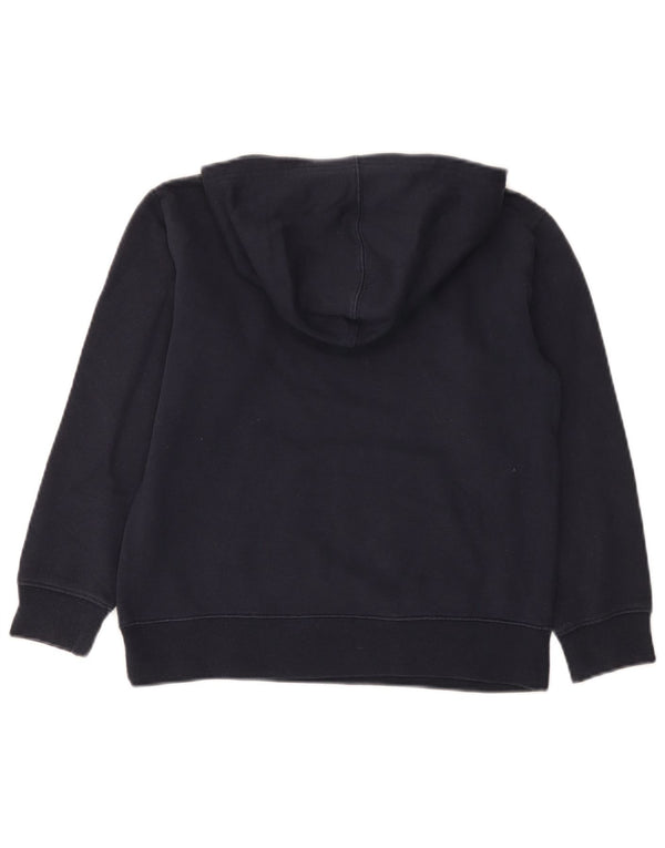 Champion Boys Graphic Hoodie Jumper 12-13 Years Large Navy Blue Cotton
