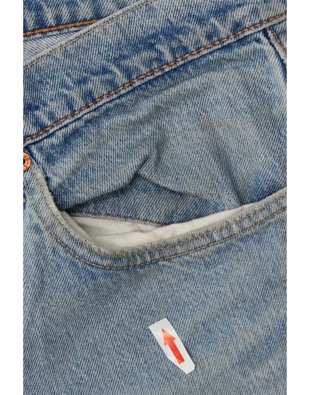 Jeans slim invecchiati da uomo Levi's W36 L34 cotone blu