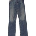 Damskie jeansy LEVI'S 501 Straight W37 L34 Niebieskie bawełniane