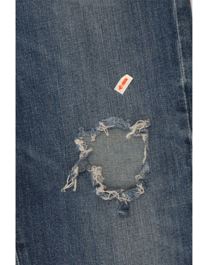 Rifle Herren Distressed Slim Jeans W38 L33 Blaue Baumwolle