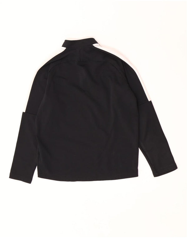 Nike Boys Pullover Tracksuit Top 10-11 Years Medium Black Colourblock