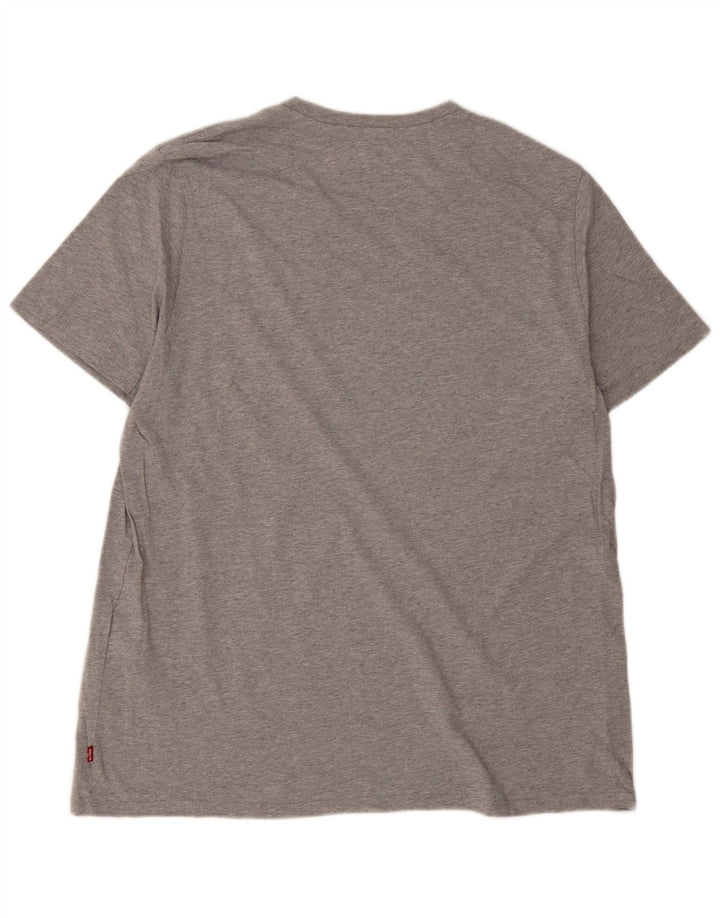 Levi's Mens Graphic T-Shirt Top 2XL Grey Cotton