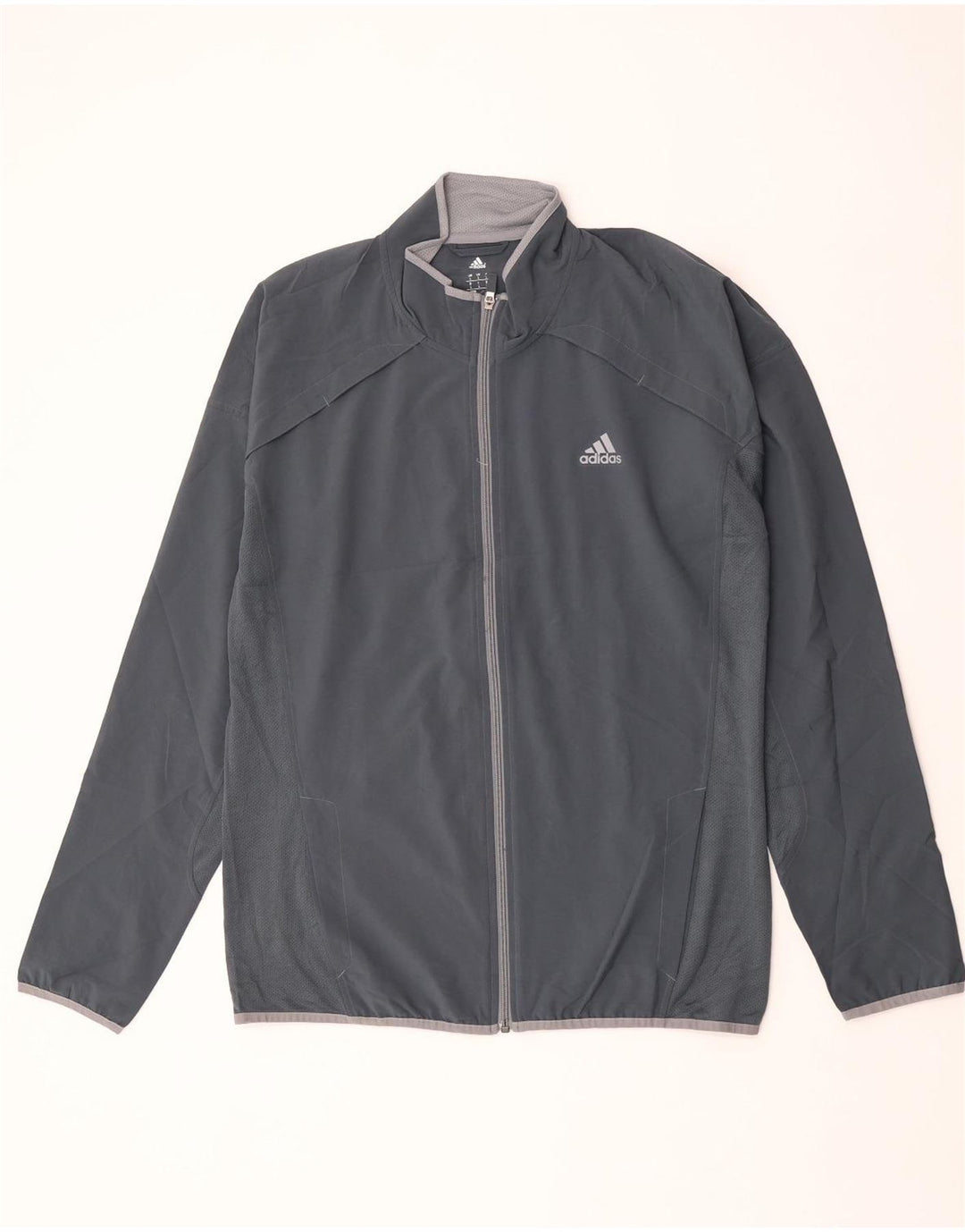 Adidas Herre Climalite Træningsdragt Topjakke Stor Grå Polyester