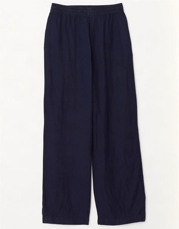 Marks & Spencer Casual Bukser til kvinder UK 10 Small W28 L30 Navy Blue