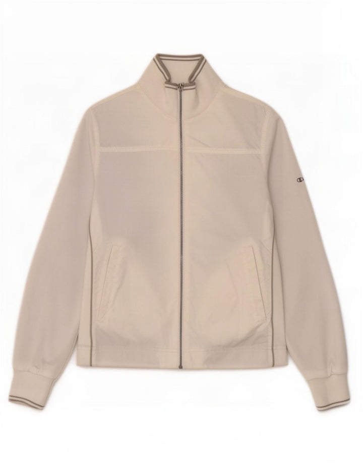 Giacca da tuta da donna Champion UK 14 Medium White Poliammide