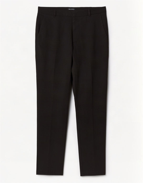 Topshop Womens Slim Casual Trousers UK 8 Small W26 L29 Black Polyester