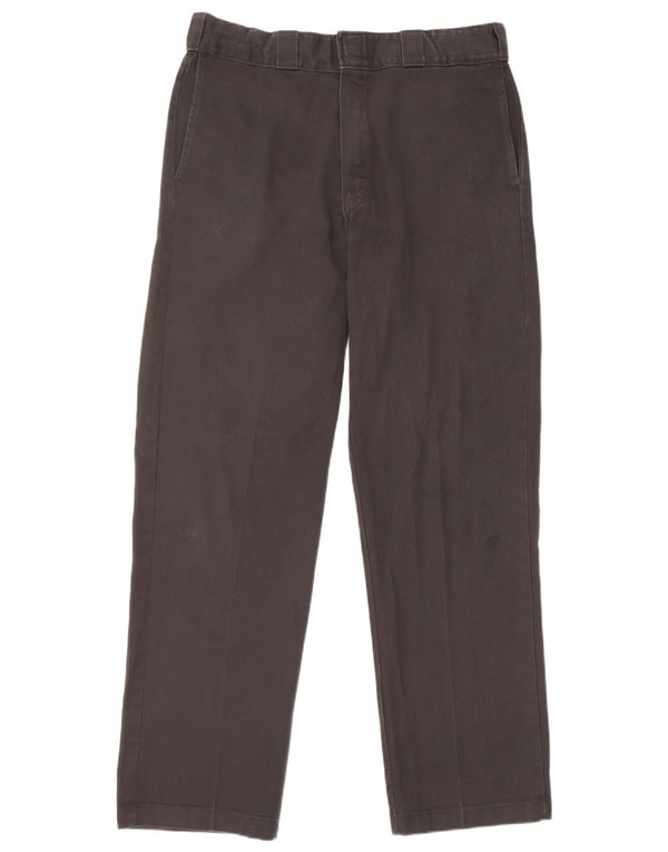 Dickies Straight Chino-bukser til mænd W34 L32 Sort polyester