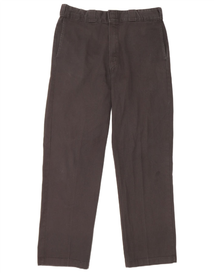 Dickies Straight Chino-bukser til mænd W34 L32 Sort polyester
