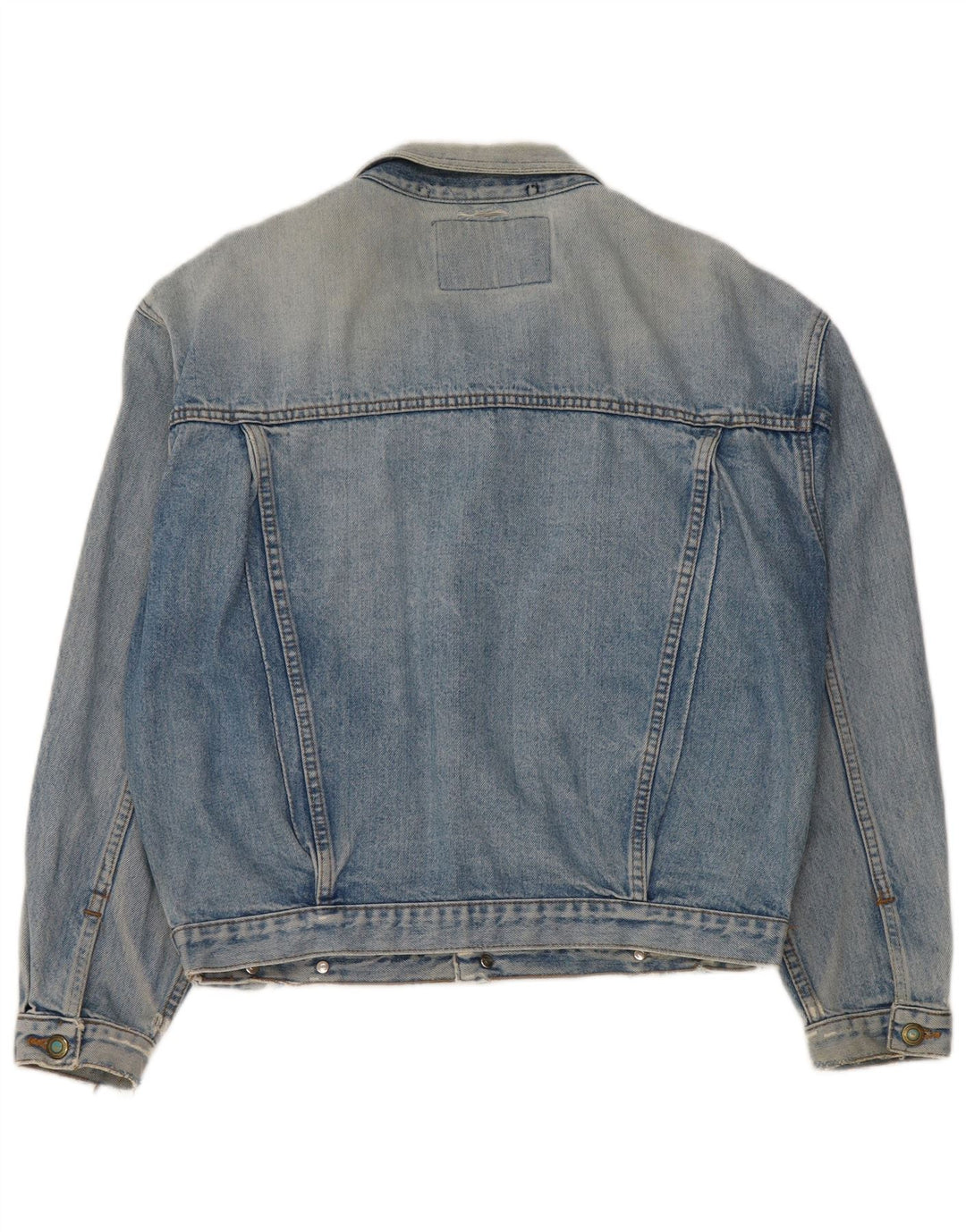 Giacca di jeans oversize da donna JEP'S UK 10 piccola in cotone blu