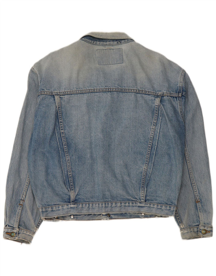 Giacca di jeans oversize da donna JEP'S UK 10 piccola in cotone blu