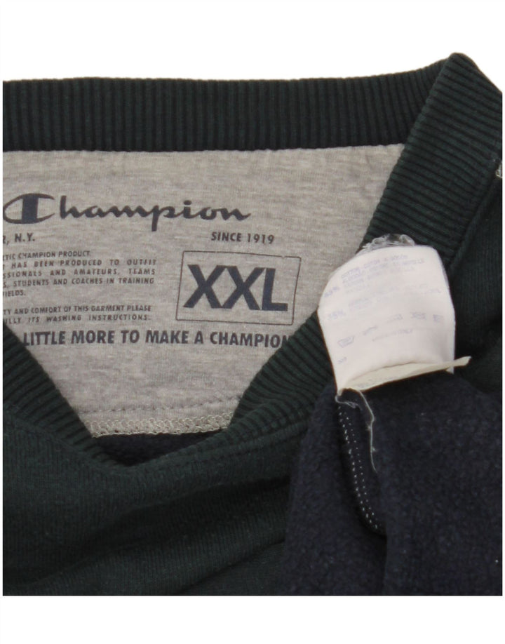 Champion Mens Sweatshirt Jumper 2XL Navy Blue Cotton