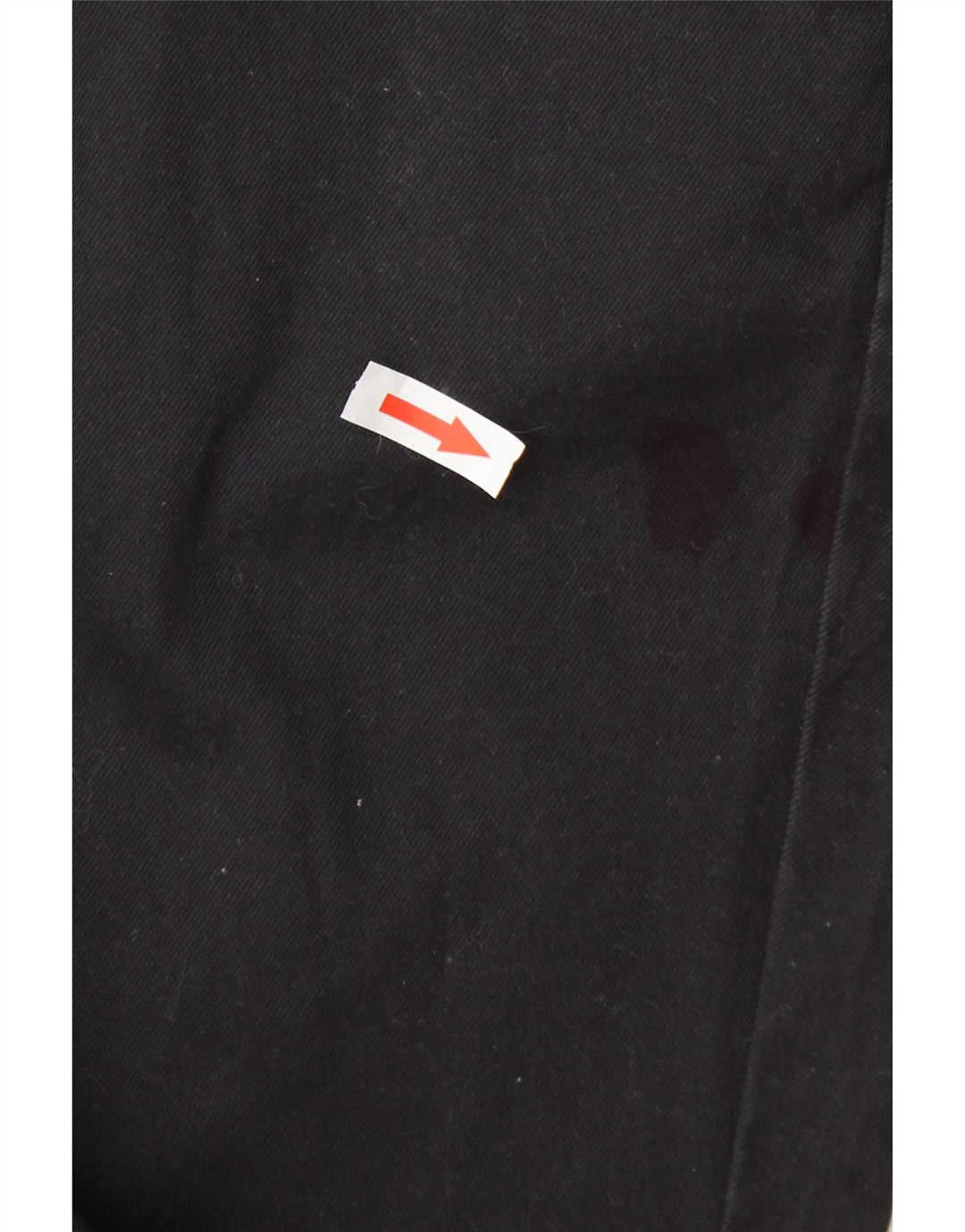 Marks & Spencer Mens Heritage Regular Chino Trousers W32 L33 Black Cotton