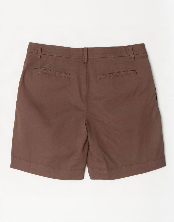 Marks & Spencer Damskie spodenki Chino UK 12 Medium W32 Brązowa bawełna