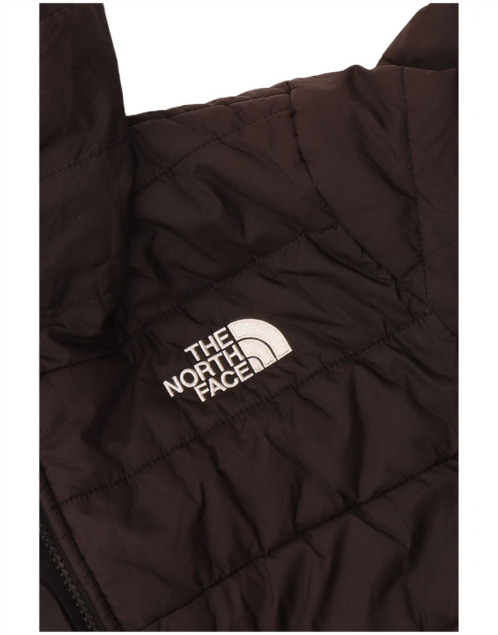 THE NORTH FACE Boys Hooded Padded Jacket 11-12 Years Black