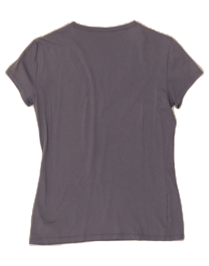 LACOSTE Womens T-Shirt Top Size 38 Medium Grey Cotton Vintage Lacoste and Second-Hand Lacoste from Messina Hembry 
