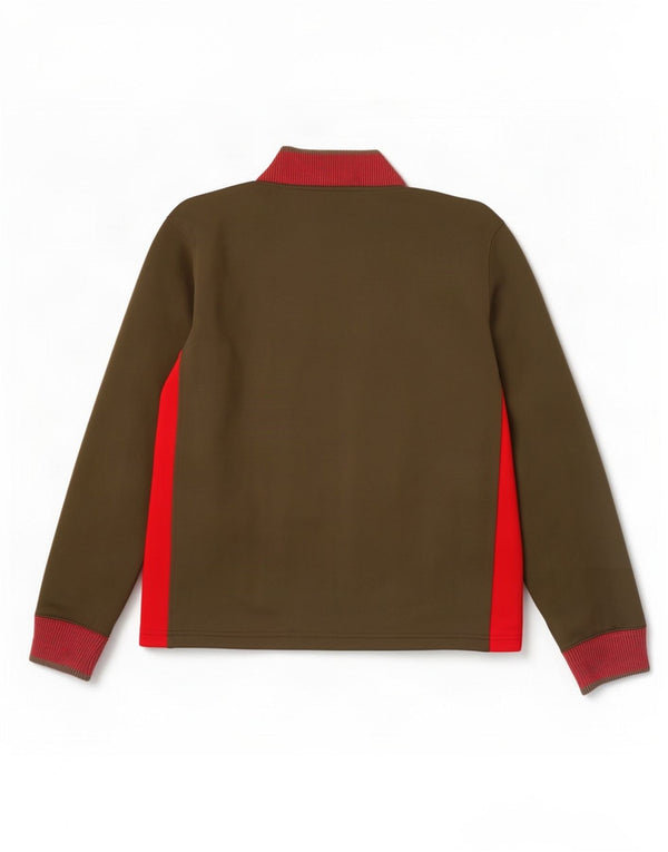 Blend Of America Veste de survêtement graphique pour femme XL Kaki Colourblock