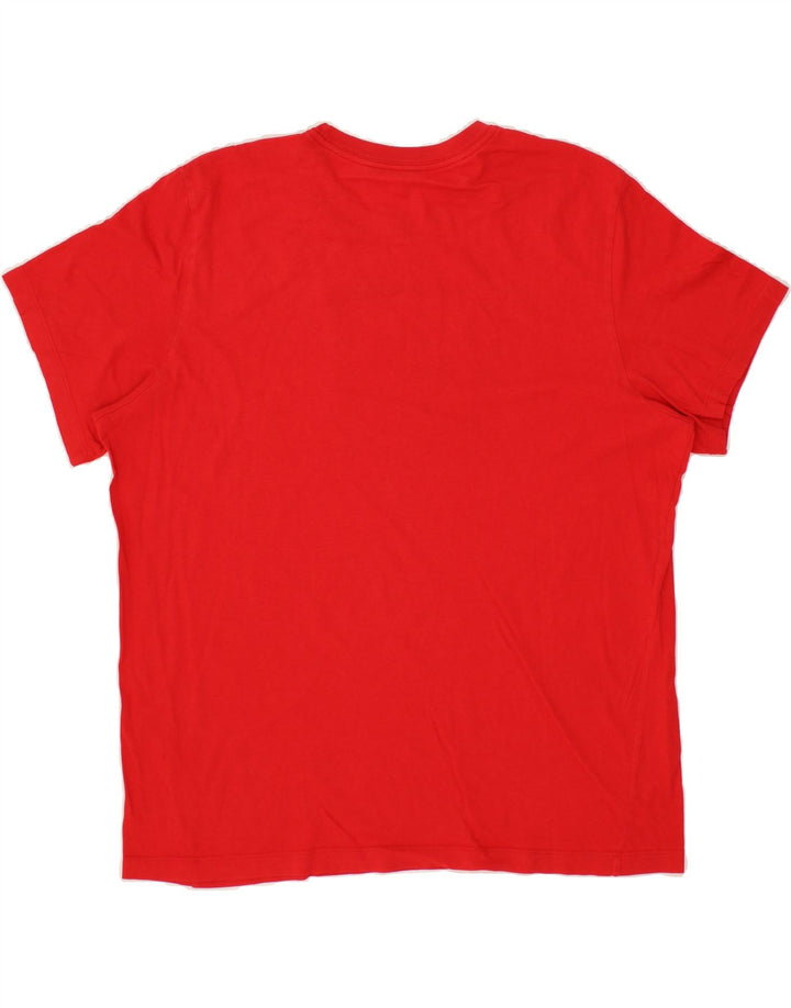 NIKE Mens Graphic T-Shirt Top XL Red Vintage Nike and Second-Hand Nike from Messina Hembry 