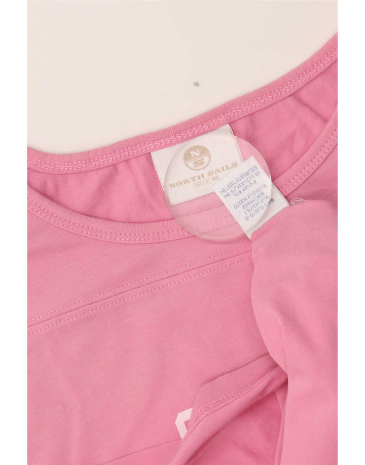 North Sails Dame Crop Grafisk Vest Top UK 12 Medium Pink
