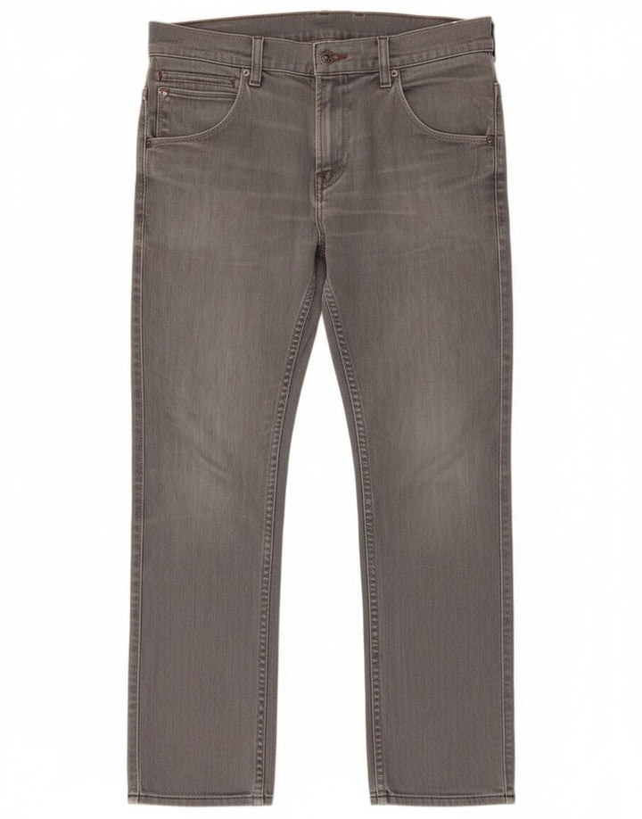 Levi's Womens 511 Skinny Jeans W33 L30 Grey Cotton