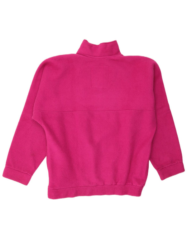 Tecnica Herre grafisk lynlås-hals Fleece Jumper Large Pink Polyester